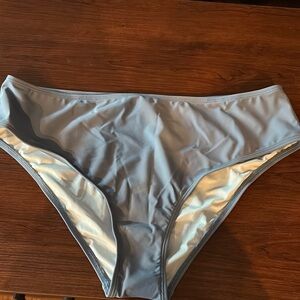 Cupshe Blue Classic Bikini Bottom